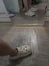 樸西奶酪踩屎感洞洞鞋女夏季厚底涼鞋沙灘包頭拖鞋外穿象牙白37-38 曬單實(shí)拍圖