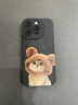素洛適用蘋(píng)果16promax手機殼可愛(ài)貓咪iPhone15pro創(chuàng  )意簡(jiǎn)約唯美14plus趣味個(gè)性小眾13硅膠全包軟套女款 帽子貓咪-黑-全包軟殼 iPhone 16 pro 曬單實(shí)拍圖