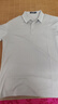 夢特嬌（MONTAGUT）夏季男Polo衫短袖含桑蠶絲云感透氣中青年休閑T恤 米灰 2XL/54  曬單實拍圖