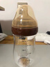 世喜新生兒防脹氣奶瓶3-7個月PPSU嬰兒仿母乳奶嘴240ml 曬單實(shí)拍圖