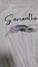 真維斯（JEANSWEST）t恤女純棉2025夏季舒適打底衫半袖體恤上衣女士上衣女白色XL 曬單實(shí)拍圖