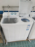 海爾（Haier）雙桶洗衣機(jī)半自動(dòng) 家用大件洗 12公斤大容量 一級(jí)能效省水電 以舊換新 雙缸 原廠品質(zhì)XPB120-81D2 曬單實(shí)拍圖