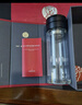 希諾（HEENOOR）茶水分離玻璃杯子雙層防燙泡茶杯子男車(chē)載水杯XN-7096本色 360mL 曬單實(shí)拍圖