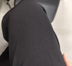 百圖betu女裝春季新款休閑褲高腰闊腿褲長褲休閑褲女2301T56 黑色 M 曬單實(shí)拍圖