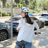 李寧（LI-NING）騎行頭盔自行車輕量氣動防撞安全帽公路車山地車男女騎車裝備 曬單實拍圖