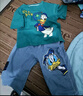 G.DUCKKIDS小黃鴨男童夏裝純棉套裝2025新款兒童夏季兩件套寶寶衣服短袖夏天 綠色 130 cm 曬單實拍圖