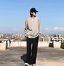 夏季薄款褲子男休閑褲男速干褲寬松直筒褲經(jīng)典百搭時(shí)尚闊腿長褲男 0755-645束腳黑色 （清倉撿漏款） 3XL （建議140-155斤以內(nèi)） 曬單實(shí)拍圖