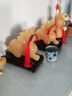福光普照黃玉玉石貔貅一對裝飾家居客廳玄關(guān)新中式辦公室桌面擺件 長度8厘米一對 曬單實拍圖