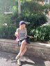 繪詩慧短袖女新款2025年夏季顯瘦遮肚子寬松灰色T恤衫印花潮流體恤純色 慵懶藍調(diào)字母T恤 【灰色】 L 【建議100-120斤】 曬單實拍圖