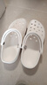 卡駱馳（crocs）經(jīng)典Clog男女洞洞鞋一腳蹬沙灘鞋CR10001-100 39 （39-40） 曬單實(shí)拍圖