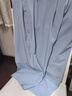 熙世界（sllsky）七分休閑褲夏季2025年新款百搭高腰垂感寬松闊腿直筒褲子 海鹽藍 2XL 曬單實(shí)拍圖
