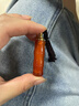 DOLP天然瑪瑙紅色竹節(jié)空心吊墜防水可打開裝朱砂香水救心丸新款掛件 曬單實拍圖