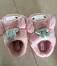 Hello Kitty女童棉拖冬季兒童室內家居鞋小孩保暖親子拖鞋 美樂(lè )蒂粉 32/33碼  曬單實(shí)拍圖