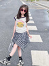 G.DUCKKIDS小黃鴨女童套裝夏裝中大童休閑裝兒童服裝女孩舞蹈街舞兩件套裙褲 套裝 160 cm 曬單實拍圖