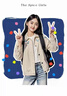愛 西娜2025新款少女牛仔襯衫春季百搭女大童洋氣外衣時(shí)髦襯衣刺繡薄外套 米色_現(xiàn)貨 160 cm 曬單實(shí)拍圖