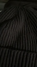 ABERCROMBIE & FITCH男裝美式復(fù)古潮流百搭翻邊羅紋針織帽KI112-4144 黑色 ONE SIZE 曬單實(shí)拍圖