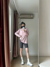 lululemon丨Relaxed-Fit 女士寬松剪裁船型領(lǐng)口長(cháng)袖 T 恤 LW3IOJS 朦朧粉 XS /4 曬單實(shí)拍圖