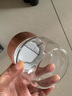 合慶玻璃胖胖杯牛奶杯豆?jié){杯咖啡杯早餐杯奶粉杯隨手迷你小水杯刻度 栗子棕150ML1個裝【高硼硅玻璃】 曬單實拍圖