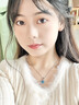 阿黛麗S925項(xiàng)鏈天然瑞士藍(lán)托帕石水晶心形吊墜項(xiàng)鏈鎖骨鏈飾品七夕 曬單實(shí)拍圖