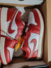 耐克（NIKE）【潮】女鞋AJ1新款A(yù)ir Jordan1 Low低幫運(yùn)動輕便防滑休閑籃球鞋子 FJ3465-160 白紅 40 GS 曬單實拍圖