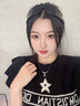唯一（Winy）一克拉莫桑鉆紫藤花純銀項(xiàng)鏈女2025新款吊墜生日禮物送朋友首飾品 曬單實(shí)拍圖