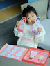 彌鹿（MiDeer）貼紙書兒童繪畫涂色3-6歲女孩小玩具手工diy材料裝扮服裝公主換裝貼 N次貼涂鴉換裝工坊-百變甜心 曬單實拍圖