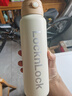 樂扣樂扣吸管保溫杯成人大容量1000ml水杯直飲杯316不銹鋼雙飲杯子熱水瓶 曬單實(shí)拍圖
