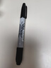 銳意（Sharpie）雙頭細0.5mm寬2.5mm黑色油性馬克筆12支裝防水防褪色速干記號海報明星發(fā)布會(huì )簽名筆簽字美術(shù)寫(xiě)生 曬單實(shí)拍圖