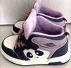 G.duck小黃鴨女童中幫加棉庫洛米運動(dòng)鞋秋冬新款系帶中大童防滑保暖棉鞋 紫色 春秋單鞋 37 內長(cháng)22.2CM 曬單實(shí)拍圖