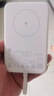 小米磁吸自帶線充電寶 10000 33W 多彩便攜有線磁吸無線充電 可上飛機(jī) 充電寶 白色 曬單實(shí)拍圖
