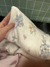 嫚熙（EMXEE）春秋季彈力絲麻棉月子服孕婦哺乳睡衣產(chǎn)婦產(chǎn)后家居服 綺幻花信-兩件套 L 曬單實(shí)拍圖