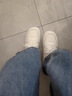 百麗踏頭層牛皮網(wǎng)面小白鞋女透氣2025夏季薄款單鞋休閑平底百搭女鞋板鞋 白色（網(wǎng)面款） 37 曬單實(shí)拍圖
