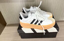 adidas「T頭鞋」VL COURT BOLD厚底增高板鞋德訓(xùn)鞋阿迪達斯輕運動 白/黑色   37 曬單實拍圖