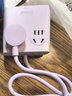 奧?？菩》酱u桌面充電站USB多口充電器插排插座接線(xiàn)板插線(xiàn)板適用iphone17手機電腦全長(cháng)0.8米紫 曬單實(shí)拍圖