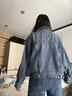 Levi's李維斯冬季女士復古工裝翻領(lǐng)水洗時(shí)尚潮流牛仔夾克外套 曬單實(shí)拍圖