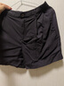 無印良品（MUJI）女式 萊賽爾纖維 短褲 褲子 休閑褲 夏天 女裝 BEC11C3S 深灰色 S 曬單實拍圖