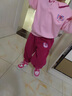 G.DUCKKIDS童裝女童春裝套裝兒童服裝小童春裝運(yùn)動衛(wèi)衣兩件套1-3女寶寶衣服 粉紅色草莓熊【春秋款】 90 尺碼1~2歲【 80-90cm】 曬單實(shí)拍圖