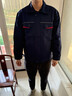 藍(lán)之旺 工作服定制長袖廠服勞保服套裝男電焊汽修工地工程服訂做印logo 【滌棉】A款藏藍(lán)色 【抗皺耐磨-舒適透氣】 L 170 曬單實拍圖