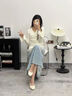 ZUOSAISI品牌瑪麗珍鞋女真皮氣質(zhì)優(yōu)雅單鞋女2025秋季新品女鞋百搭鞋子女 米色 35 曬單實(shí)拍圖