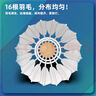 斯凱睿羽毛球比賽訓(xùn)練球耐打羽毛球復(fù)合球頭鵝毛羽毛球 3只裝 1筒 兩筒裝6個(gè)球 曬單實(shí)拍圖