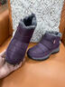 足力健大師雪地靴女冬季加絨加厚防水外穿媽媽鞋中老年運動(dòng)老人防滑大碼棉鞋 L-MX503紫色 女款 38 曬單實(shí)拍圖