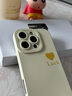 圣圖朗ins風(fēng)愛心luck適用16pro蘋果15pro手機殼液態(tài)硅膠14promax高級感8Plus情侶套12全包13男女11防摔軟 【愛心luck-古董白】液態(tài)硅膠  iPhone 16 pro 曬單實拍圖