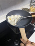 幸甚日本品牌有鈦耐磨王炒鍋不粘鍋家用無(wú)涂層鈦鍋輕巧炒菜鍋電磁爐 耐磨炒鍋【健康鈦不粘|2-4人】 30cm 曬單實(shí)拍圖