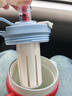 BABLOV花伴森保溫杯女士大容量冰霸杯高顏值陶瓷覆膜內膽吸管水杯禮物 曬單實(shí)拍圖