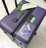 不萊玫行李箱拉桿箱男旅行箱大容量學(xué)生密碼箱22英寸 烏梅紫色 曬單實(shí)拍圖