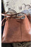 微光里通勤百搭腋下大容量包包女2025新款春夏韓版復古時(shí)尚托特包單肩 磁扣托特包【棕色】 曬單實(shí)拍圖