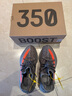 阿迪達斯Yeezy350夏日透氣男鞋灰橙椰子休閑鞋GW1229 38.5 曬單實(shí)拍圖