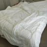 羅萊家紡 羊毛被子 60支全棉100%羊毛被芯 A類(lèi)抗菌加厚冬被 約11.2斤 曬單實(shí)拍圖