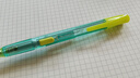 派通（Pentel）自動鉛筆0.5mm透明側(cè)按式PD105自動筆小學(xué)生二年級活動鉛筆兒童鉛筆寫字高顏值書寫鉛筆不易斷芯 黃綠撞色 曬單實拍圖