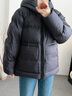 Teenie Weenie小熊女裝戶外休閑衣2025冬季新款氣質(zhì)時(shí)尚保暖羽絨服 黑色 S 曬單實(shí)拍圖